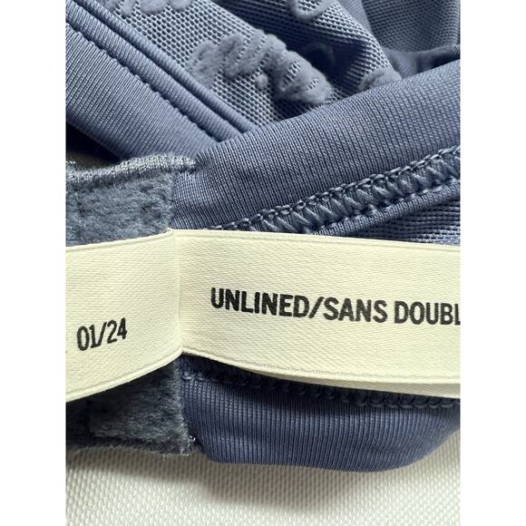 Victoria's Secret PINK Wink Unlined Scoop Bra Women Size XL All Over Logo - Picture 9 of 13